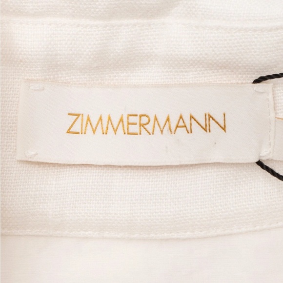 Zimmermann Moncur White Linen Jumpsuit - Picture 9 of 9